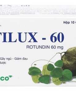 Thuốc Stilux-60 Traphaco dùng lo âu, căng thẳng, mất ngủ (10 vỉ x 10 viên)