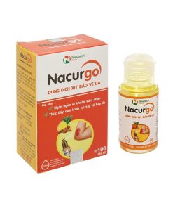 Dung dịch xịt Nacurgo màng sinh học bảo vệ, tái tạo da tổn thương (100 lần xịt)