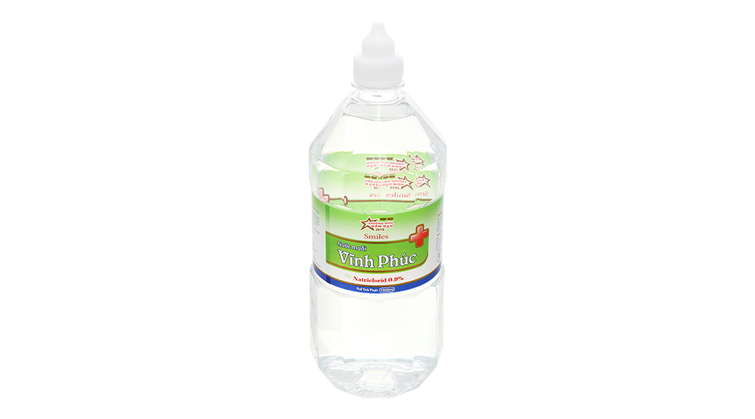 Nước muối Vĩnh Phúc Natriclorid 0.9% (1000ML)