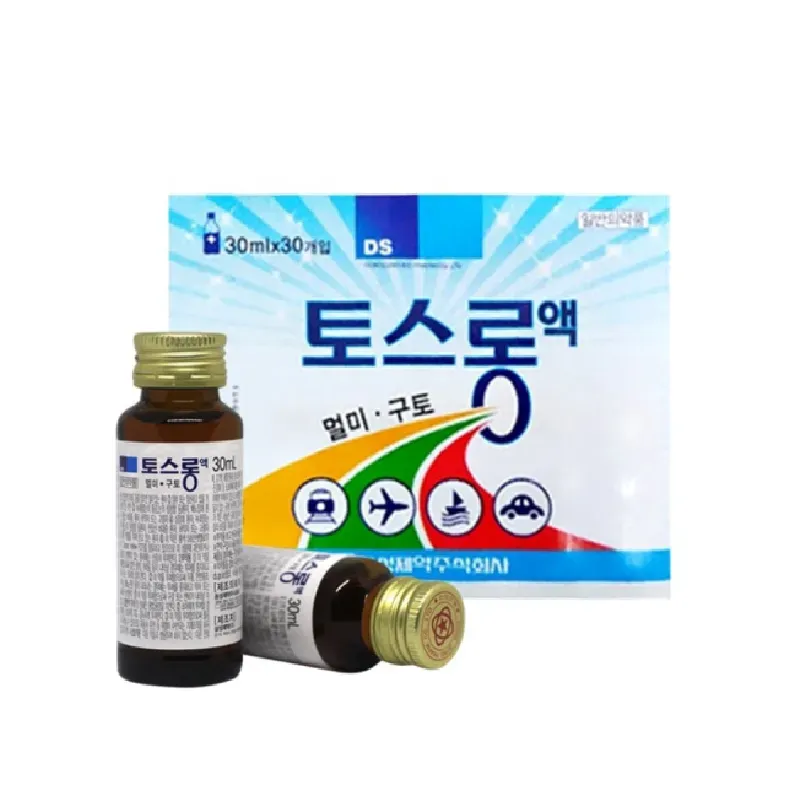 Nước uống chống say tàu xe nhập khẩu Hàn Quốc Dongsun hộp 30 chai x 30ml