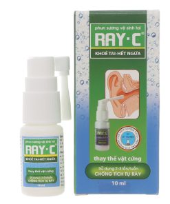 DUNG DỊCH PHUN SƯƠNG VỆ SINH TAI RAY-C, CHAI 10ML