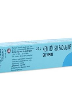 Thuốc dùng ngoài Silvirin 20g phòng và điều trị nhiễm khuẩn do bỏng độ 2 và 3 (tuýp 20g)