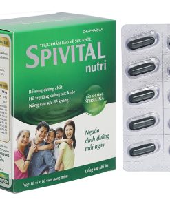 Viên uống Spivital Nutri DHG bổ sung dưỡng chất, tăng cường sức khỏe (10 vỉ x 10 viên)