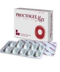 PROCTOGEL MAXPRO / MAX - Viên uống hỗ trợ Trĩ (Trĩ nội, trĩ ngoại), táo bón (Hộp 20 viên)