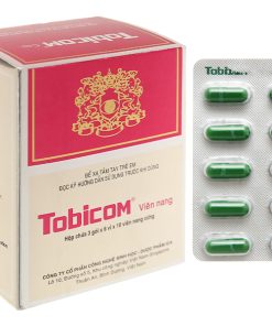 Thuốc Tobicom ICA hỗ trợ điều trị mỏi mắt, đau nhức mắt (3 gói x 6 vỉ x 10 viên)