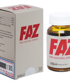 Faz điều hòa mỡ máu, hỗ trợ tim mạch chai 30 viên