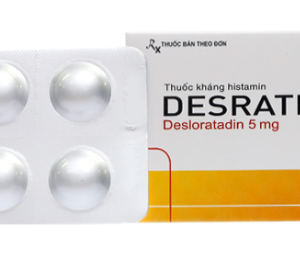 Desratel 5mg trị viêm mũi dị ứng, mày đay (3 vỉ x 10 viên)