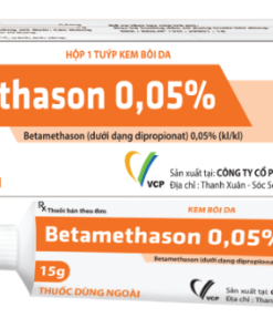 Betamethason 0,05 %. VCP 15g - Kem bôi chống viêm, ngứa