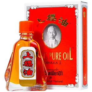 Dầu Siang Pure Oil trị cảm cúm, sổ mũi, nghẹt mũi, chóng mặt, say tàu xe (chai 7ml)