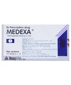 Viên nén Medexa 4mg PT. Dexa Medica chống viêm, giảm viêm khớp dạng thấp (10 vỉ x 10 viên)