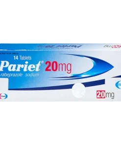 Thuốc ức chế bơm Proton Pariet 20mg Eisai điều trị loét dạ dày, tá tràng (1 vỉ x 14 viên)