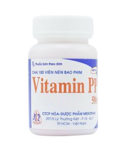 Thuốc Vitamin PP 500mg Mekophar điều trị bệnh pellagra (100 viên)
