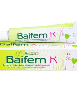 Gel thảo dược Baifem K Herbapol làm dịu nhẹ, giảm cảm giác khó chịu do ngứa, kích ứng, mẩn đỏ da (15g)