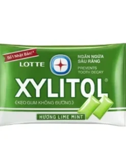 Kẹo Gum Xylitol Không Đường Hương Lime Mint Vỉ 11.6g