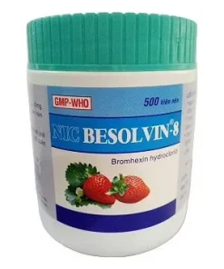 Thuốc NIC Besolvin 8mg long đờm, trị ho (Lọ 500 viên)