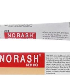 Kem bôi da Norash Raptakos điều trị viêm da tiếp xúc và kích ứng, loét do tì đè (20g)