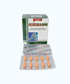 Viên nén Glucosamin 500mg Khánh Hòa giảm triệu chứng thoái hóa khớp gối (10 vỉ x 10 viên)