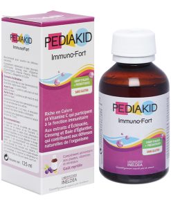 Siro Pediakid Immuno-Fort hỗ trợ tăng đề kháng, giúp bảo vệ sức khỏe (125ml)