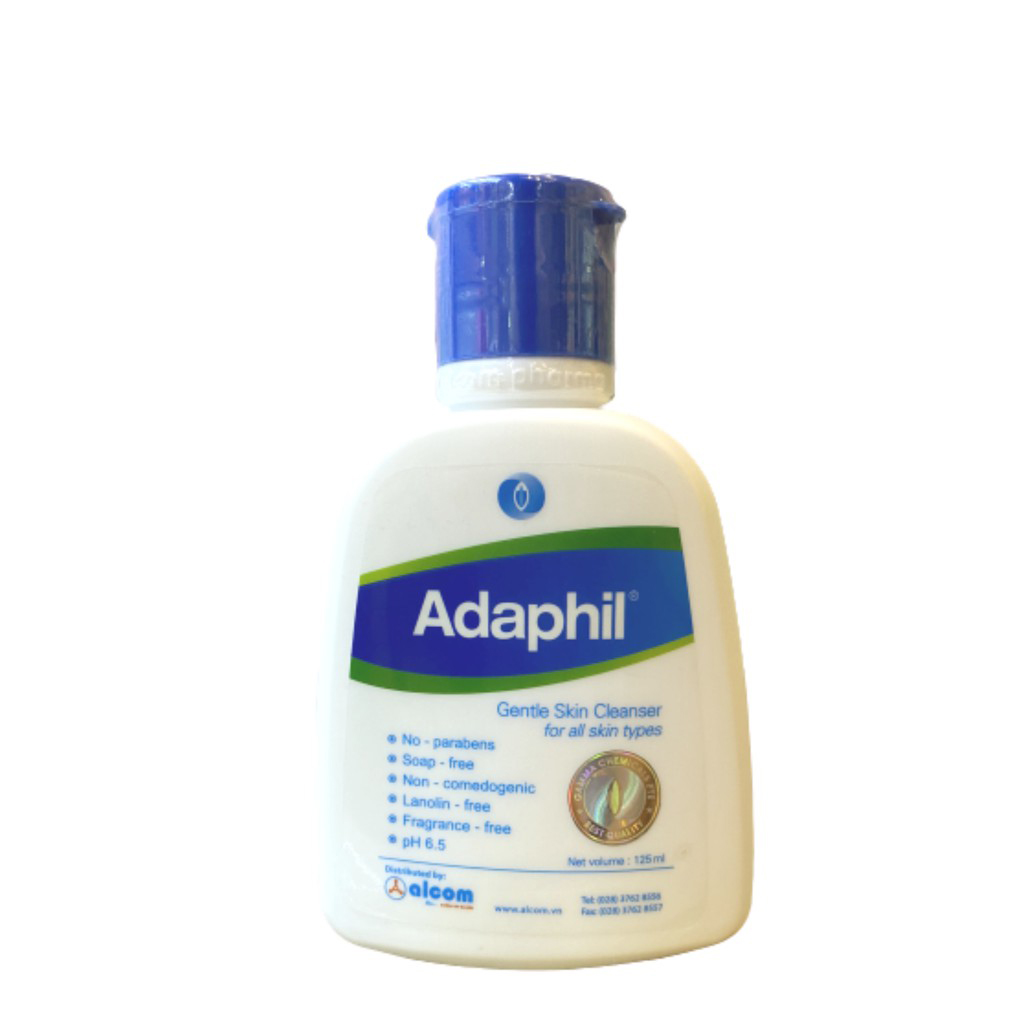 Sữa rửa mặt và toàn thân cao cấp Adaphil Gentle Skin Cleanser Gamma dành cho mọi loại da (125ml)