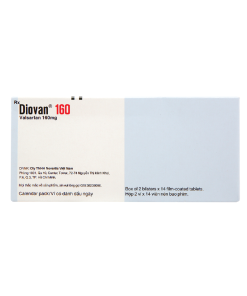 Thuốc Diovan 160 Novartis điều trị bệnh tăng huyết áp, suy tim (2 vỉ x 14 viên)