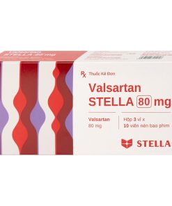 Thuốc Vansartan 80mg Stella điều trị tăng huyết áp, suy tim (3 vỉ x 10 viên)