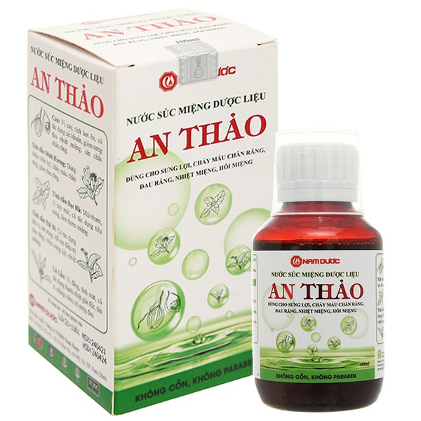 Nước súc miệng thảo dược An thảo 100ml