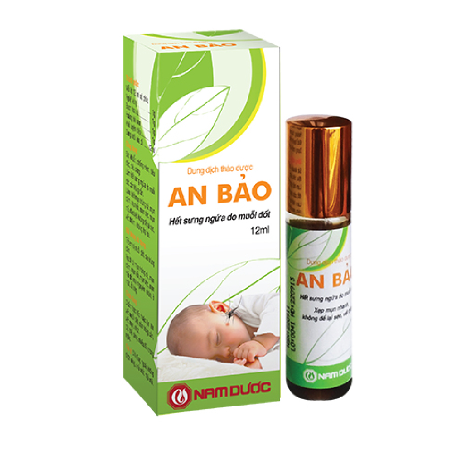 Dung dịch thảo dược An Bảo hết sưng ngứa do muỗi đốt (12ml)