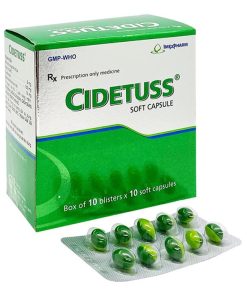Thuốc Cidetuss Imexpharm điều trị các trường hợp ho (10 vỉ x 10 viên)