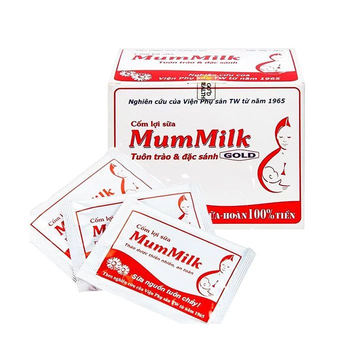 Cốm lợi sữa Mum Milk GOD HEALTH tăng tiết sữa, tăng chất lượng sữa (20 gói x 3g)