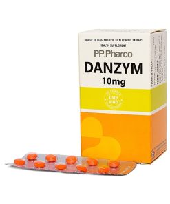 Viên uống Danzym 10mg giảm sưng, đau nhức xương khớp (10 vỉ x 10 viên)