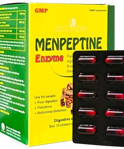 Menpeptine Enzyme, hỗ trợ cải thiện các triệu chứng đầy bụng, khó tiêu