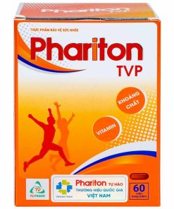 Viên uống Phariton TVPharma hỗ trỡ tăng cường sức khỏe, nâng cao sức đề kháng (12 vỉ x 5 viên)