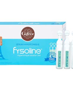 Dung dịch nước muối ưu trương Fysoline 5ml giảm ngạt mũi, khô mũi (20 ống)