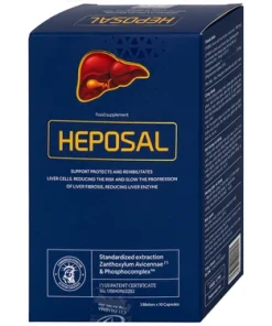 Viên uống Heposal hỗ trợ tăng cường chức năng gan, bảo vệ và phục hồi tế bào gan (3 vỉ x 10 viên)