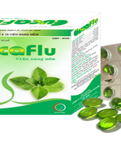 THUỐC EUCAFLU 400 MG HỖ TRỢ GIẢM HO, ĐỜM, ÔN PHẾ ( HỘP 10 VỈ X 10 VIÊN NANG MỀM )