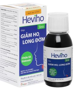 Siro Heviho hỗ trợ giảm đau rát họng, giảm ho (Chai 100ml)