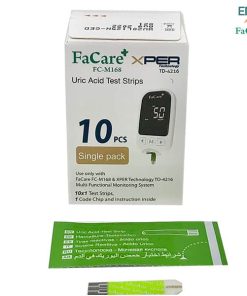 Hộp 10 que thử FACARE XPER Axit Uric Test Strips 10PCS