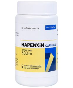 Thuốc Hapenxin Capsules DHG điều trị nhiễm khuẩn (100 viên)