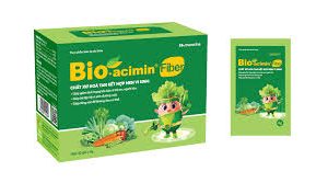Cốm vi sinh Bio-acimin Fiber Meracine bổ sung chất sơ hòa tan, giảm tình trạng táo bón (30 gói)