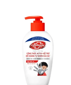 Nước Rửa Tay LIFEBUOY Bảo Vệ Vượt Trội giúp loại bỏ vi khuẩn (chai 180g)