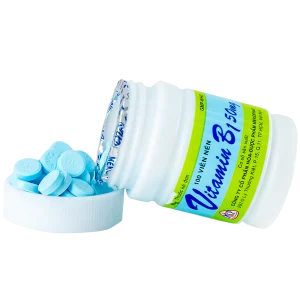 Viên nén Vitamin B1 50mg Mekophar điều trị bệnh do thiếu vitamin B1 (chai 100 viên)