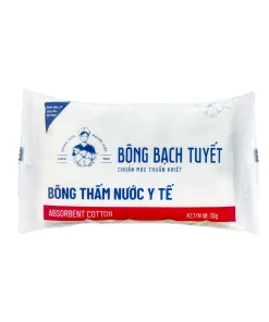 Bông cuộn thấm nước y tế Bông Bạch Tuyết dùng trong y tế và chăm sóc cá nhân (10g)