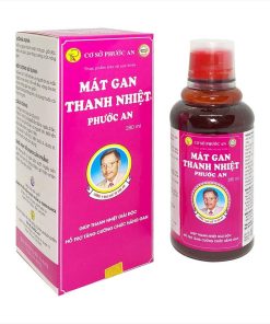 Hỗ trợ tăng cường chức năng gan Mát Gan Thanh Nhiệt Phước An hộp 1 chai 280ml