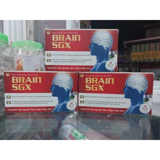 Bổ não Brain Plus GP Pharm,hỗ trợ hoạt huyết, tăng cường lưu thông máu não, hộp 30 viên
