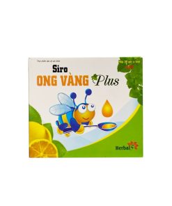 Siro ho Ong Vàng Plus hộp 30 gói x 5ml