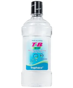 Nước súc miệng T-B Traphaco 500ml vệ sinh răng miệng, họng, ngừa viêm họng, thơm miệng, sạch răng