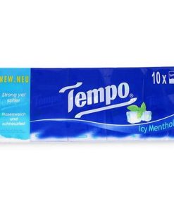 Khăn Giấy Tempo Icy Menthol Lốc 10 Gói