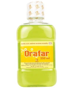 Nước súc miệng kháng khuẩn Pharmedic Orafar 250ml ngừa sâu răng, bảo vệ men răng