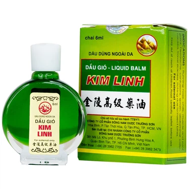 Dầu gió Kim Linh 6ml dùng hỗ trợ trường hợp cảm cúm, cảm ho nhức đầu, sổ mũi