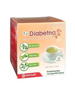 Trà Diabetna cho người tiểu đường - hỗ trợ hạ đường huyết và mỡ máu hộp 10 gói túi lọc